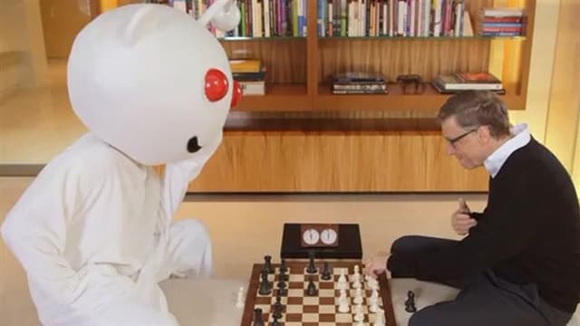 Bill Gates chơi cờ vua